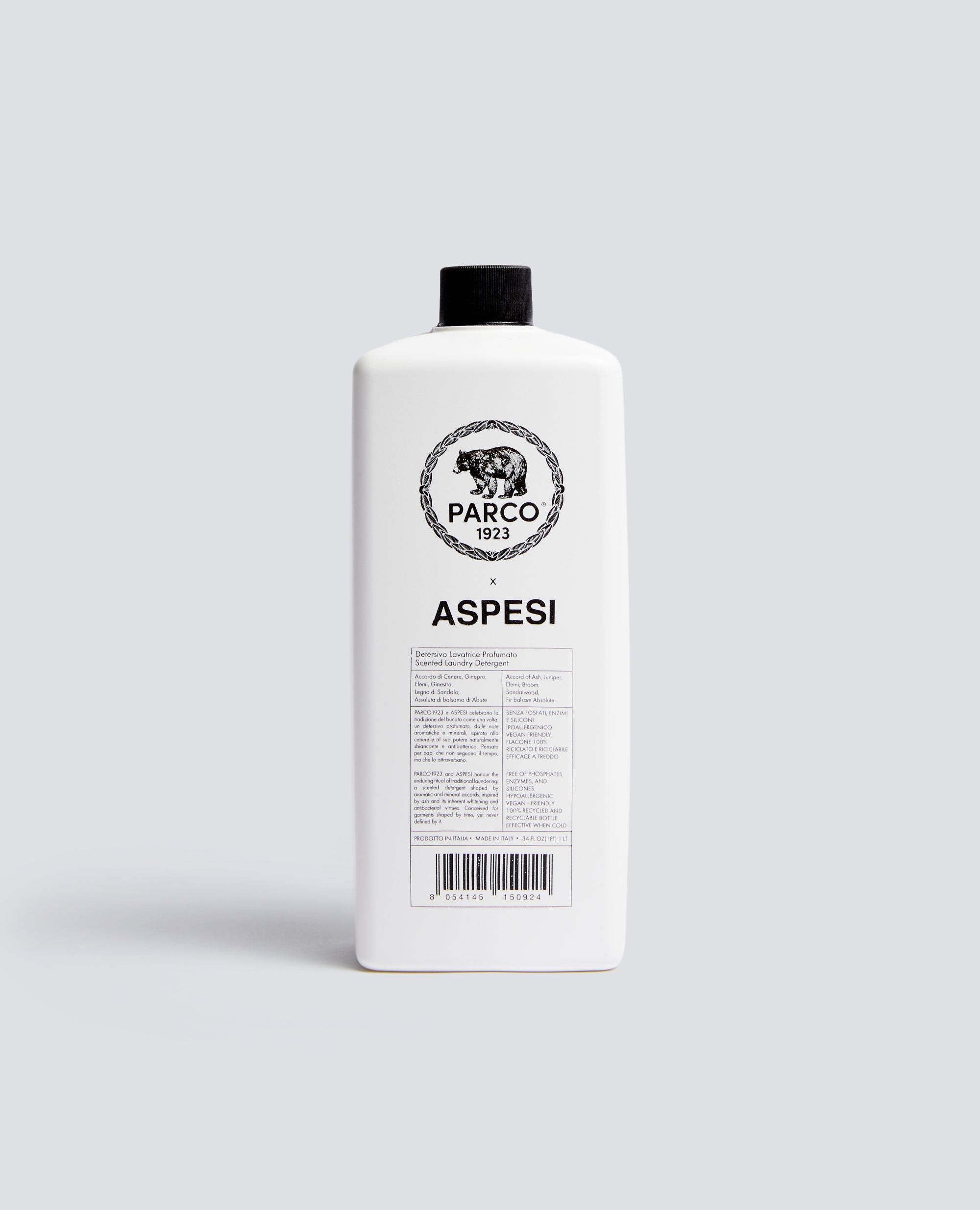 DETERSIVO LAVATRICE PROFUMATO PARCO1923 X ASPESI 1000 ML - N/D - ASPESI