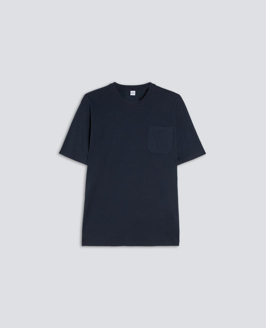 T-SHIRT IN JERSEY DI COTONE - BLU - ASPESI