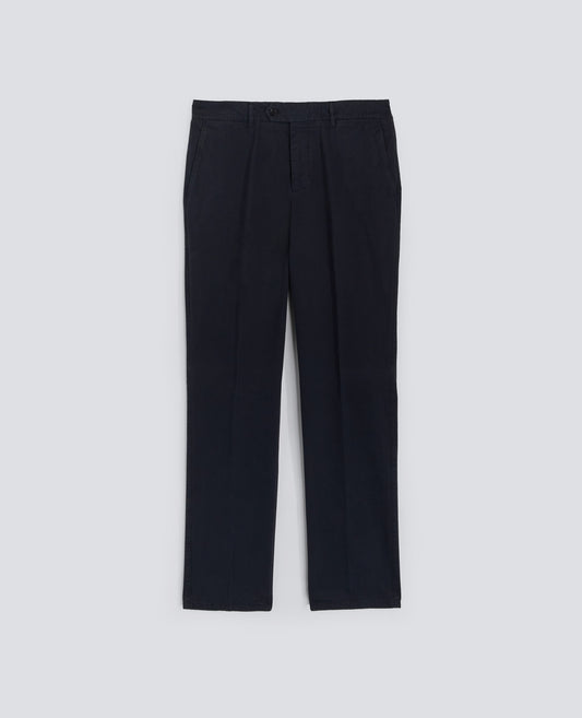 PANTALONE NEW HERMAN IN GABARDINA DI COTONE - BLU - ASPESI