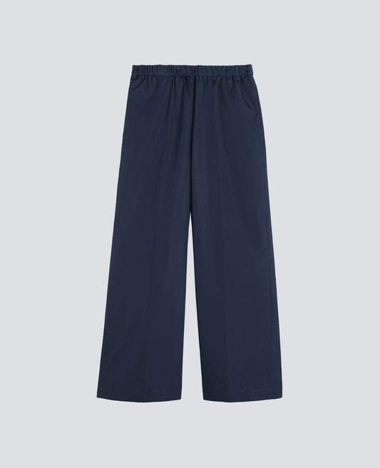 PANTALONE MOD.0128 IN POPELINE DI COTONE - BLU - ASPESI