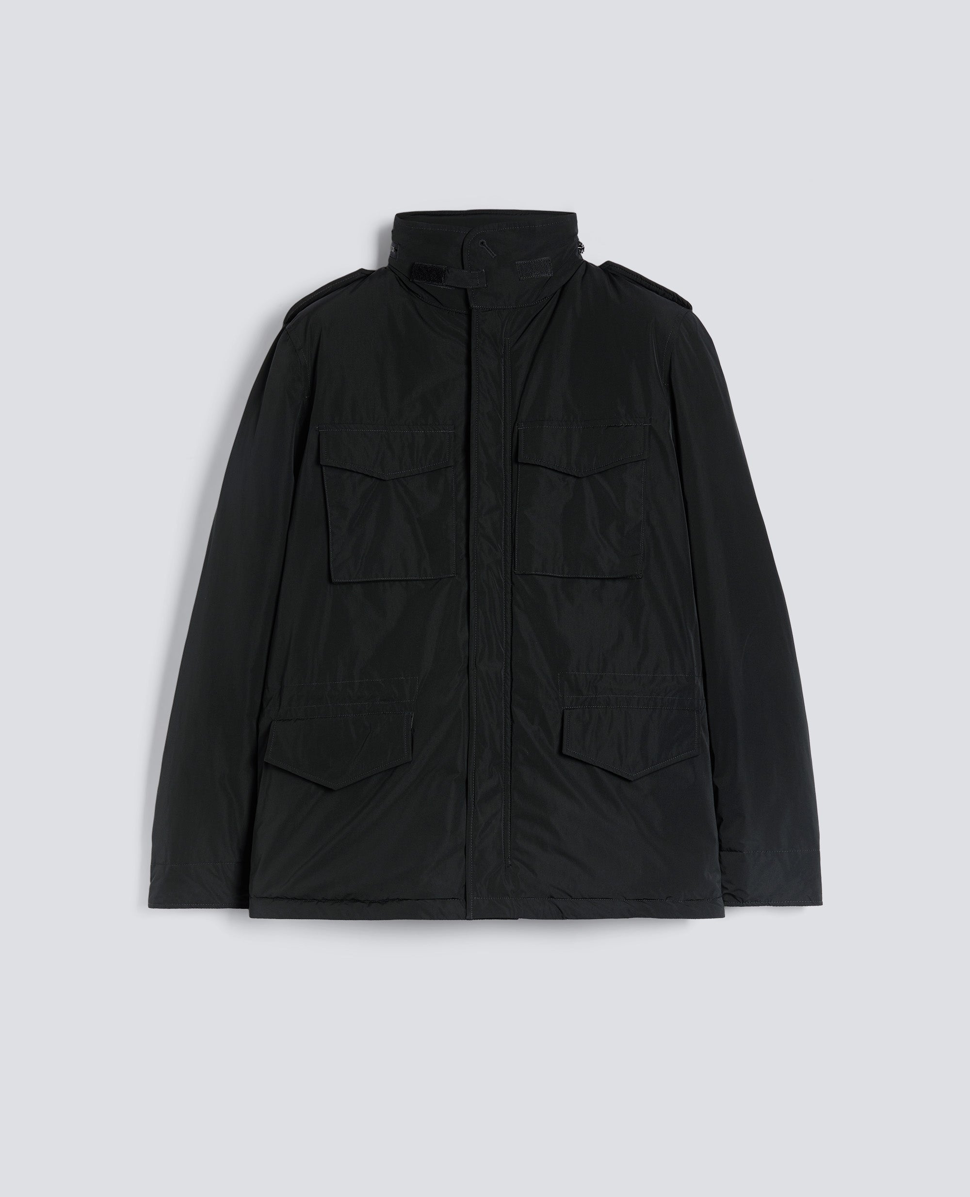 FIELD JACKET MINI FIELD VENTO IN NYLON - NERO - ASPESI