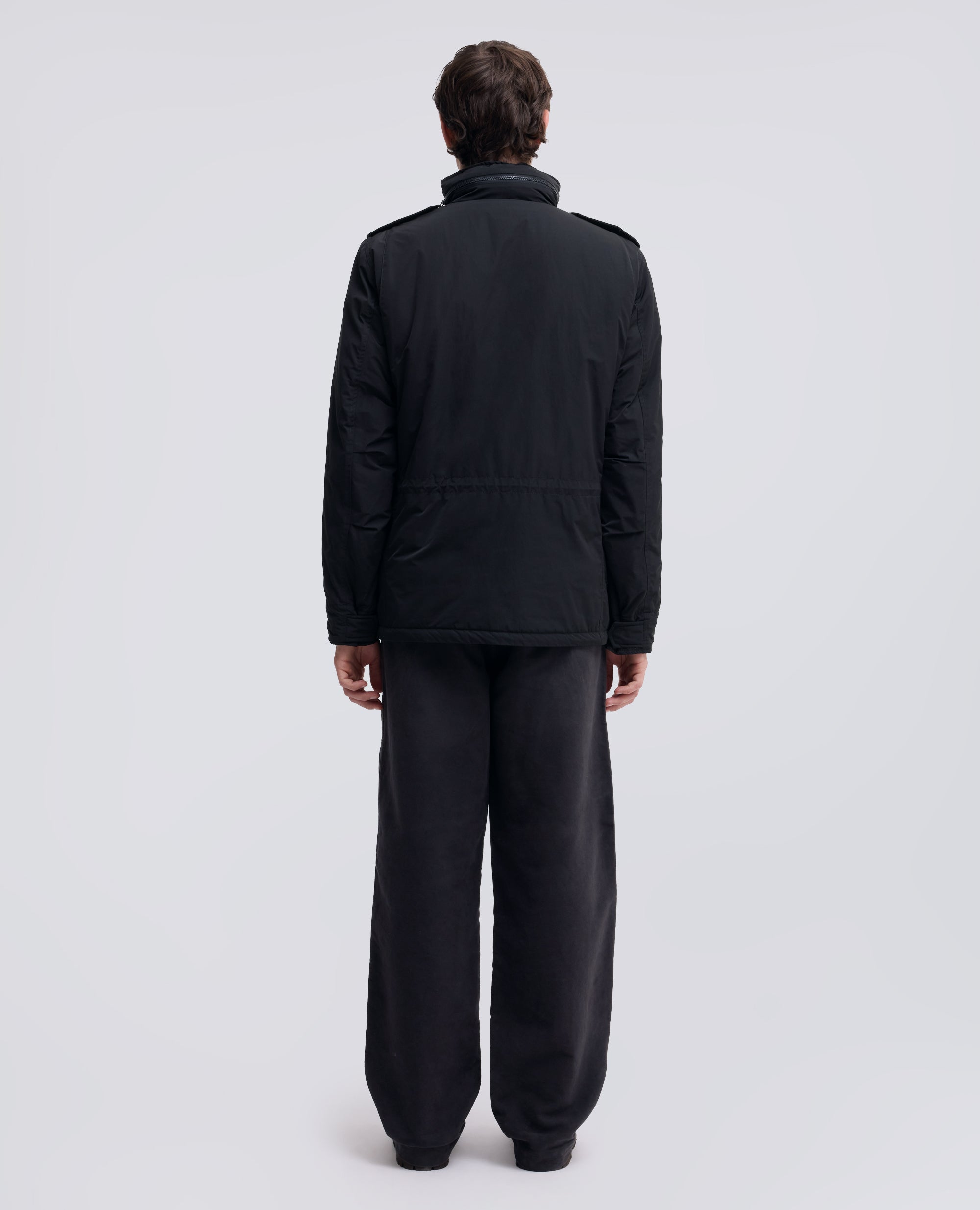 FIELD JACKET MINI FIELD VENTO IN NYLON - NERO - ASPESI