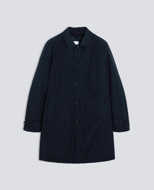 IMPERMEABILE IN POLIESTERE E NYLON COMPATTO - BLU - ASPESI