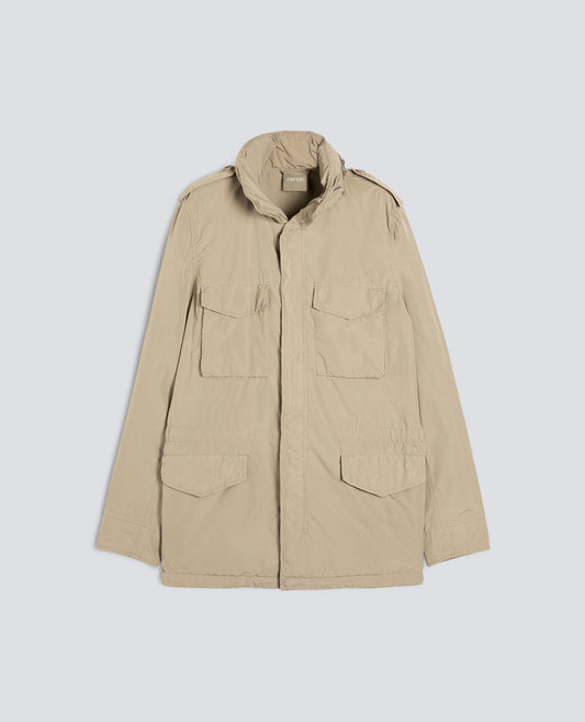 GIUBBOTTO 65 REPLICA IN POLIESTERE E NYLON COMPATTO - BEIGE - ASPESI