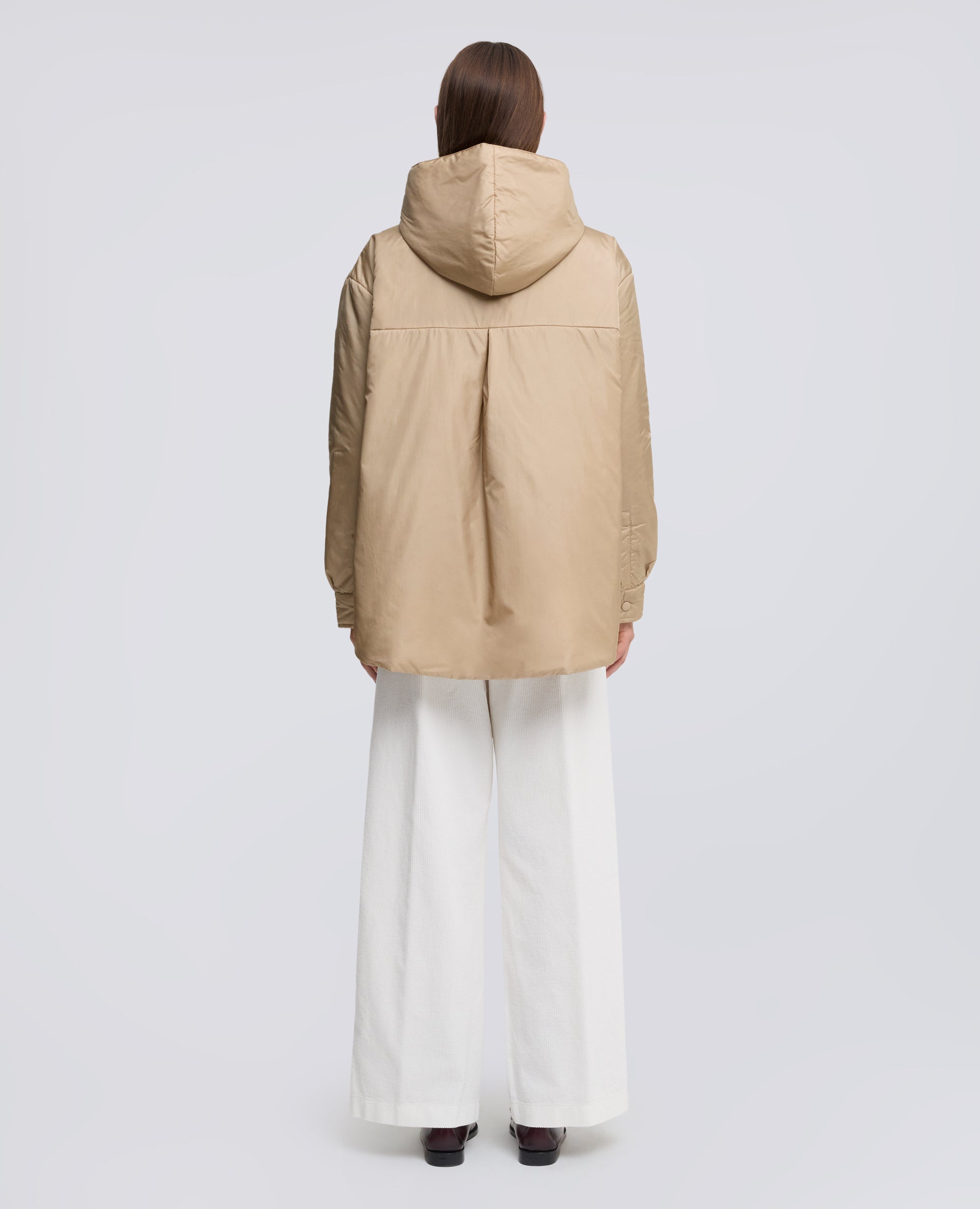 CHAQUETA CON CAPUCHA DE BETH - BEIGE - ASPESI