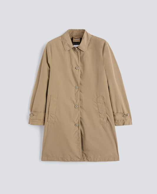 IMPERMEABILE IN POLIESTERE E NYLON COMPATTO - BEIGE - ASPESI