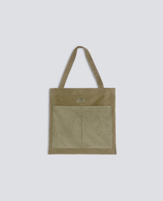 BORSA SHOPPING IN ALCANTARA® - VERDE - ASPESI