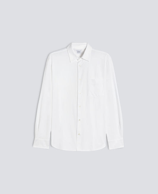 CAMICIA IN JERSEY DI COTONE - BIANCO - ASPESI