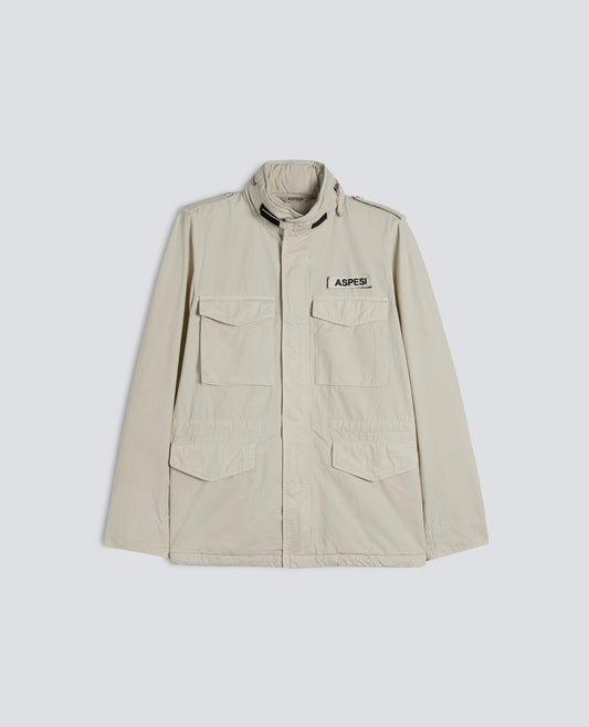 GIUBBOTTO MINI FIELD VENTO IN GABARDINA DI COTONE - BEIGE - ASPESI