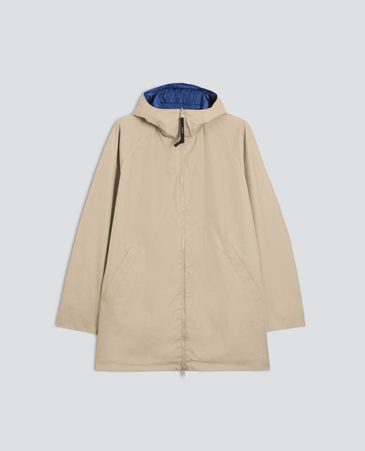 GIUBBOTTO REVERSIBILE IN TWILL DI COTONE E POLIAMMIDE - BEIGE - ASPESI