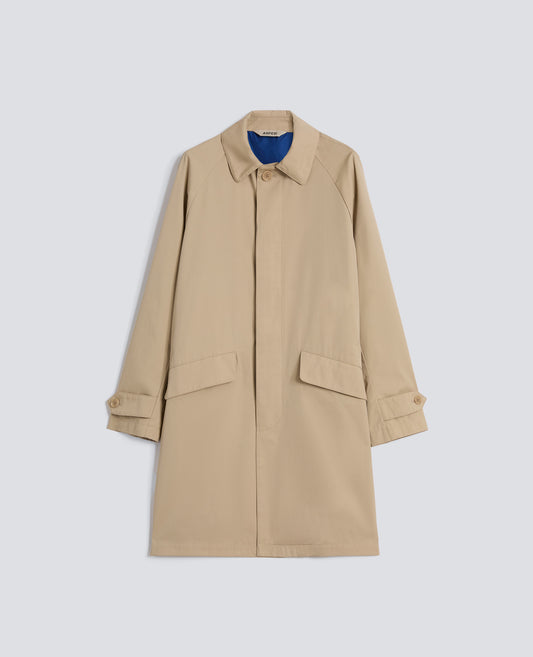 IMPERMEABILE IN TWILL DI COTONE E POLIAMMIDE - BEIGE - ASPESI