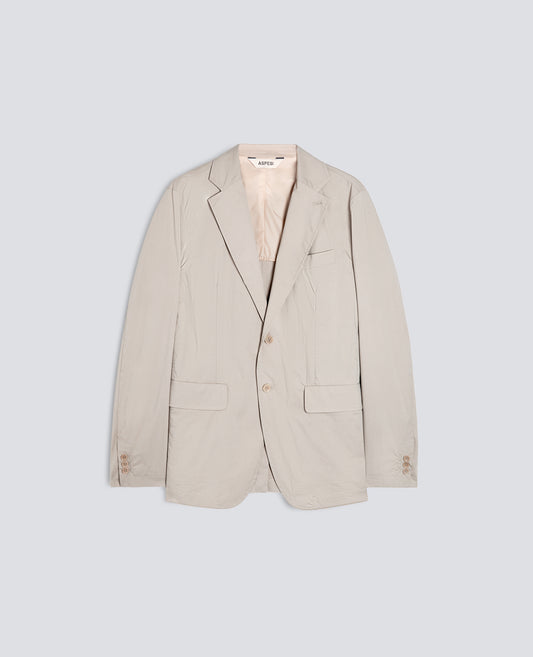 BLAZER IN POPELINE COTONE-NYLON COMFORT - BEIGE - ASPESI