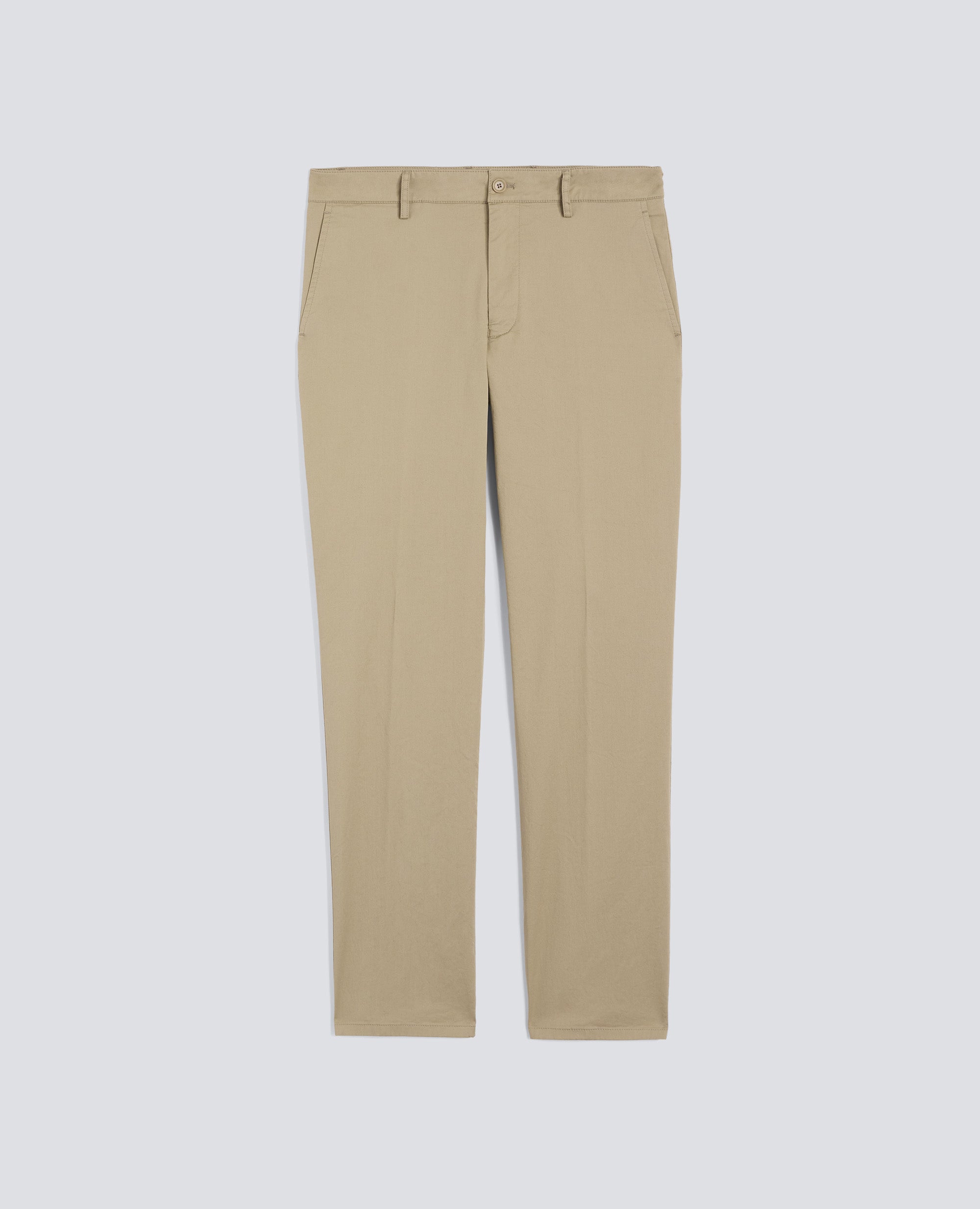 PANTALONE IN TWILL DI COTONE STRETCH - BEIGE - ASPESI