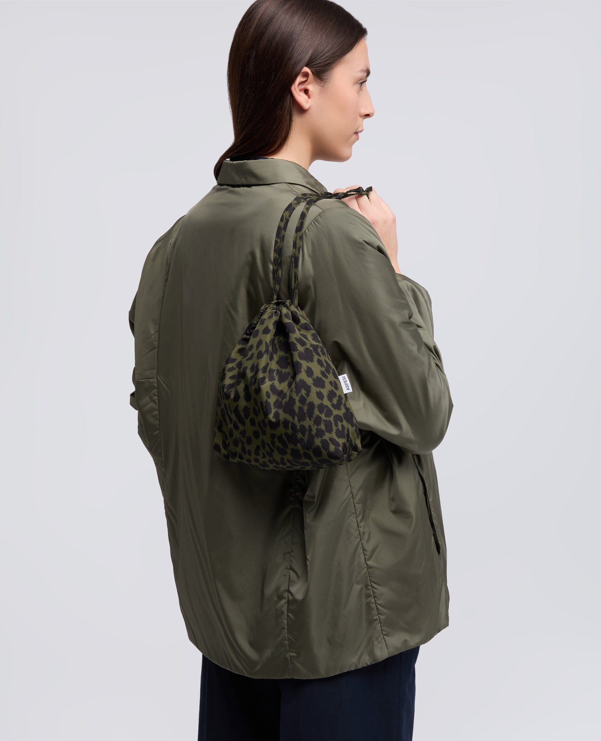 BOLSO CON CORREA DE HOMBRO - VERDE - ASPESI