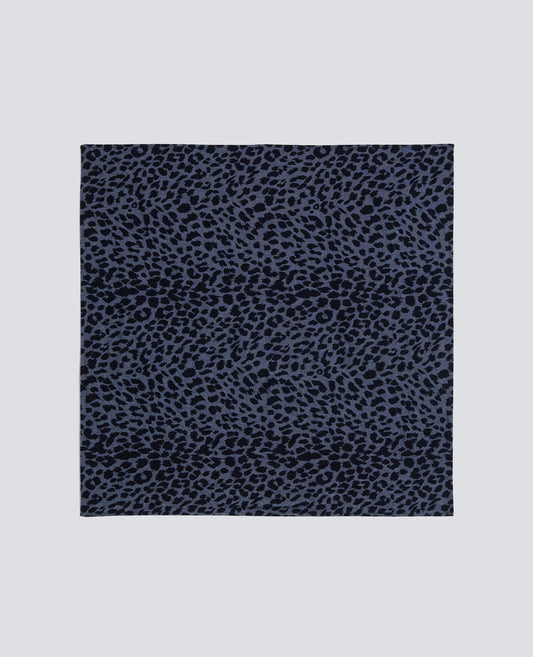 FOULARD IN CHAMBRAY DI COTONE GIAPPONESE - BLU - ASPESI