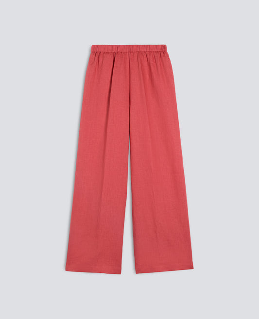PANTALONE IN LINO - ARANCIO - ASPESI