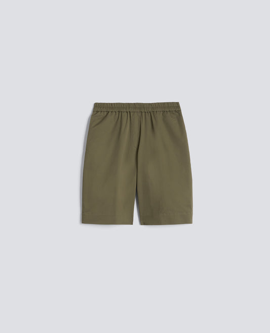 BERMUDA IN TWILL DI COTONE STRETCH - VERDE - ASPESI