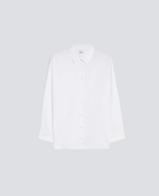 CAMICIA IN POPELINE DI COTONE - BIANCO - ASPESI