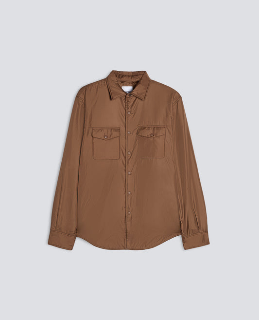 CAMICIA 13 PIU IN NYLON - MARRONE - ASPESI