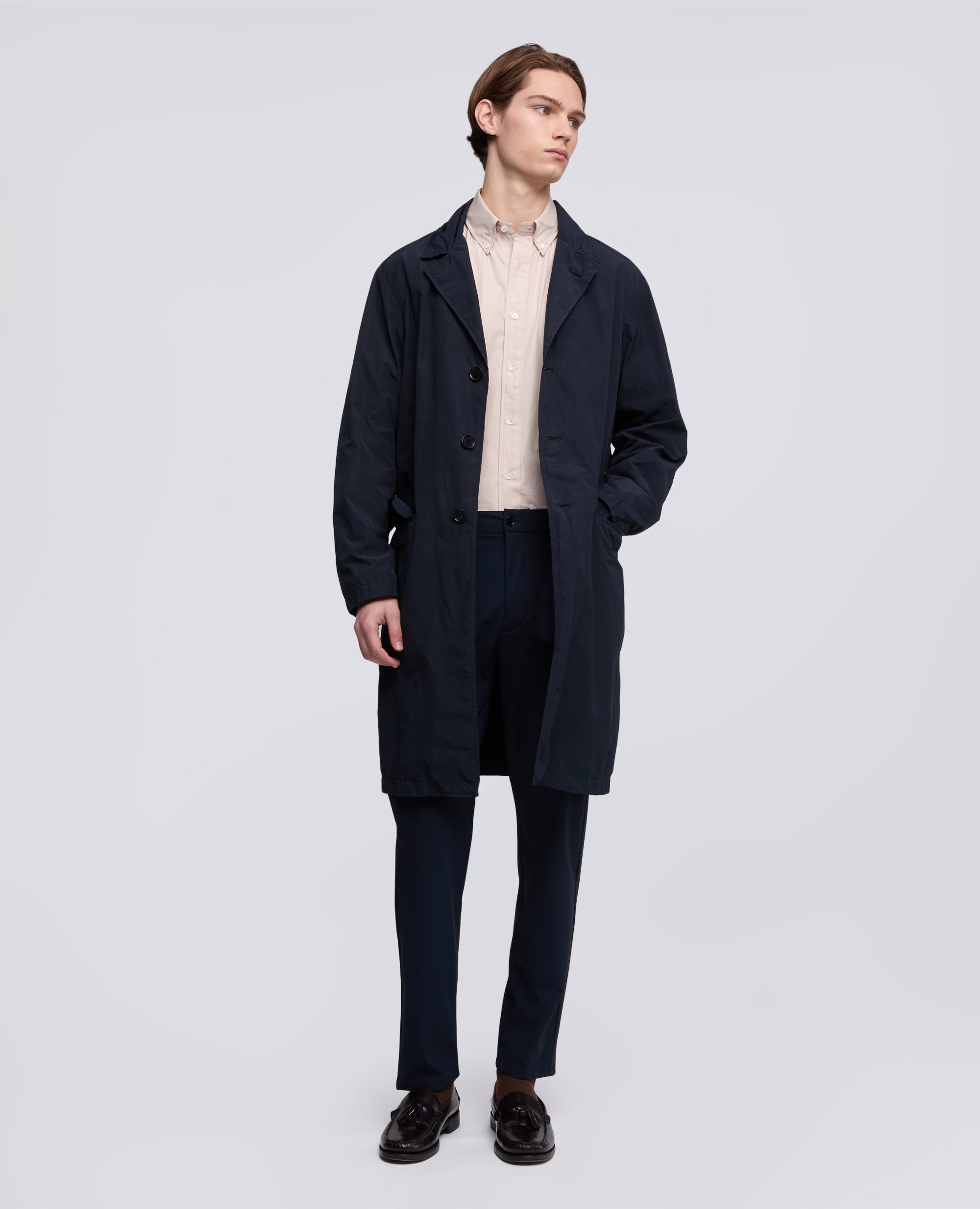 IMPERMEABILE IN POLY-NYLON - BLU - ASPESI