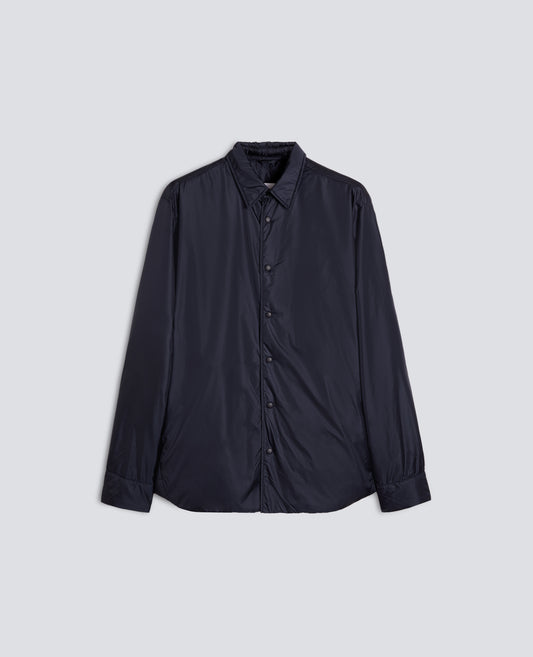 CAMICIA IN NYLON LEGGERO IMBOTTITA - BLU - ASPESI