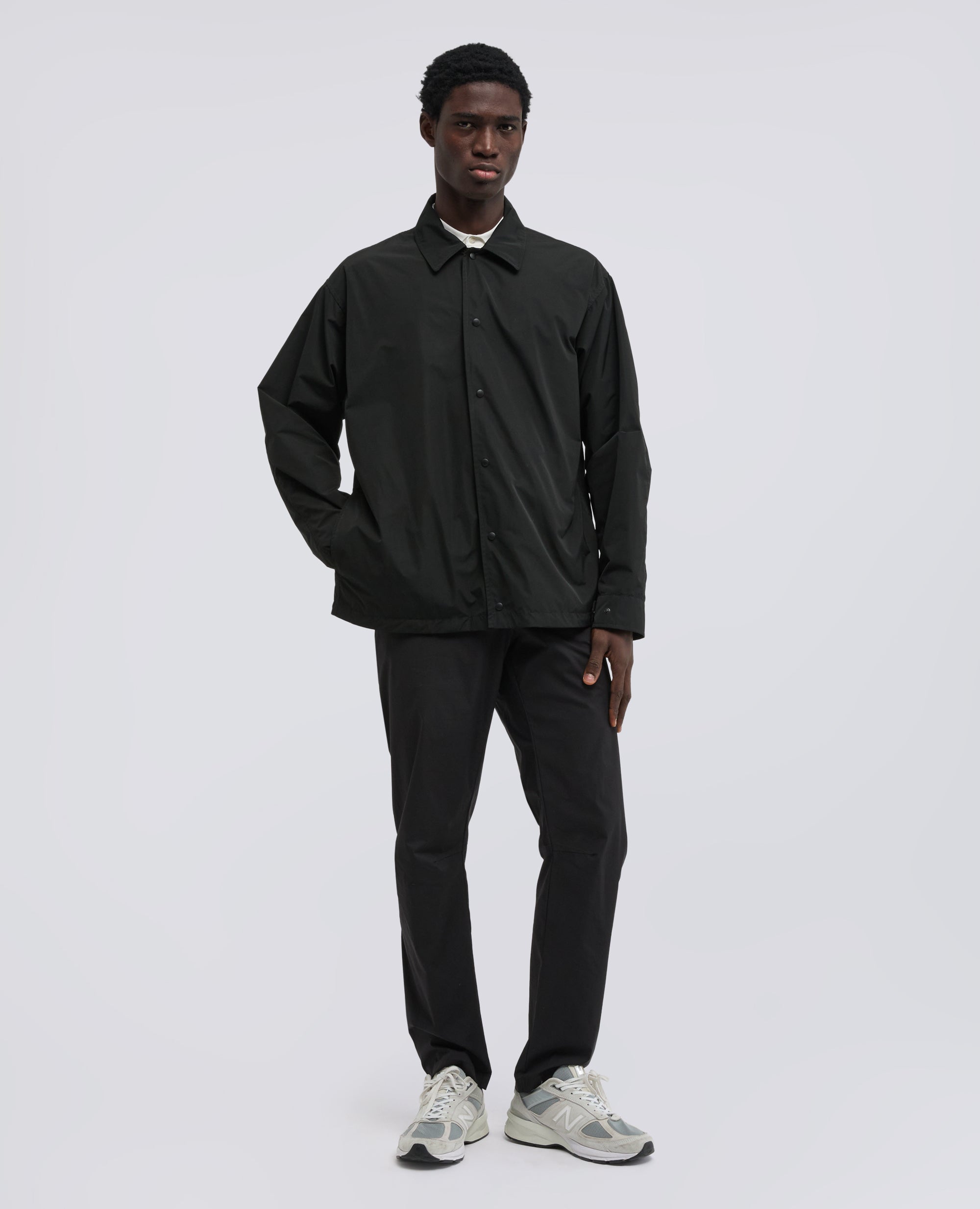 CAMICIA IN TAFFETA FODERATA IN NYLON LEGGERO - NERO - ASPESI