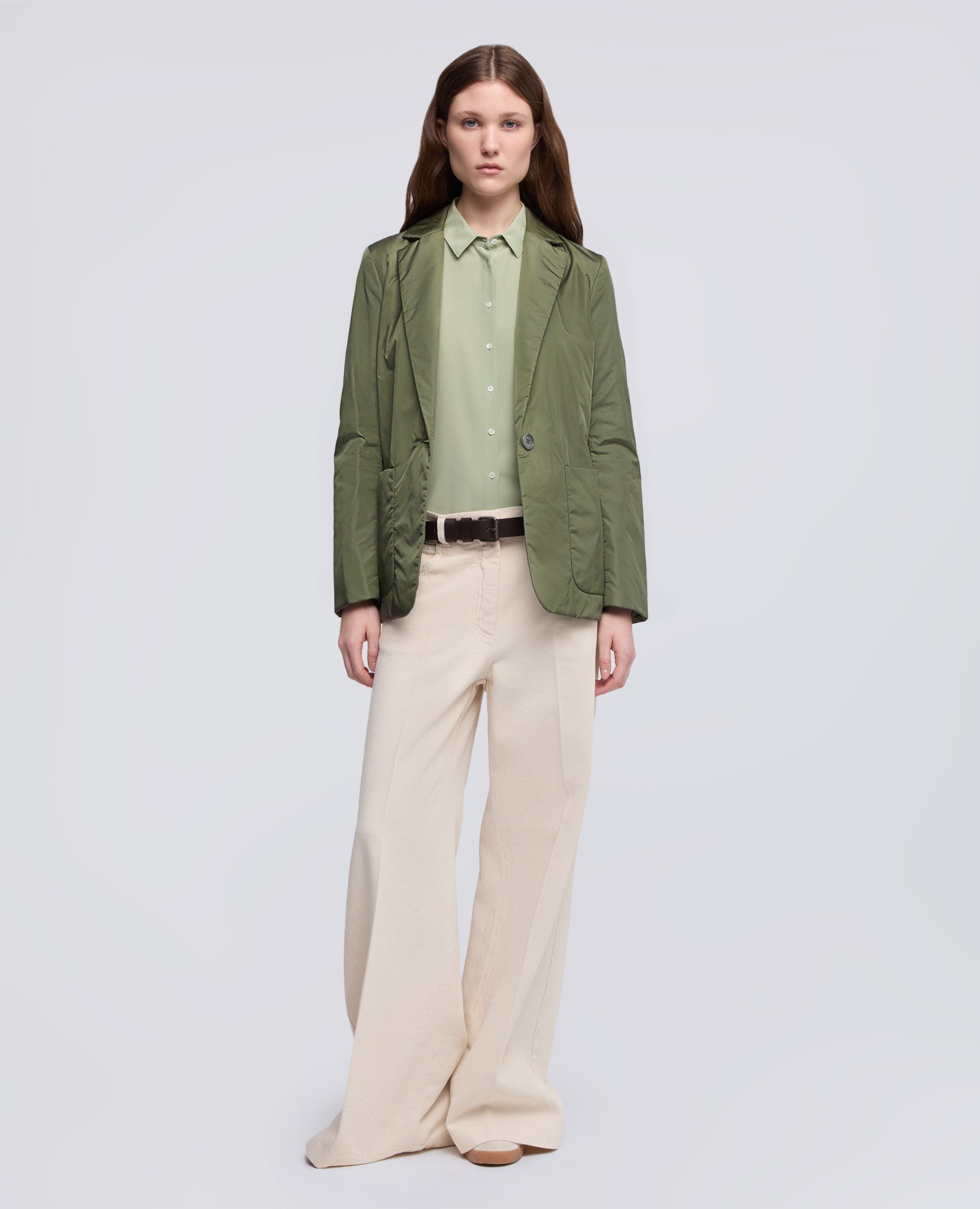 GIACCA IN NYLON IMBOTTITA - VERDE - ASPESI