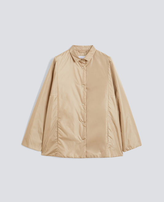 CAMICIA IMBOTTITA IN NYLON - BEIGE - ASPESI