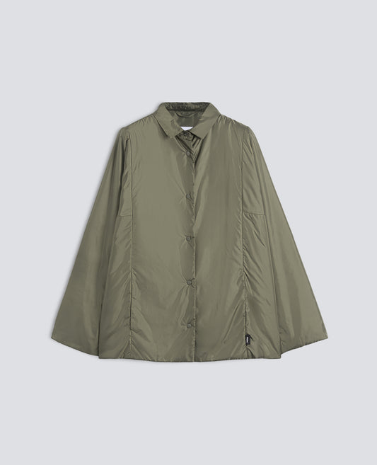 CAMICIA IMBOTTITA IN NYLON - VERDE - ASPESI