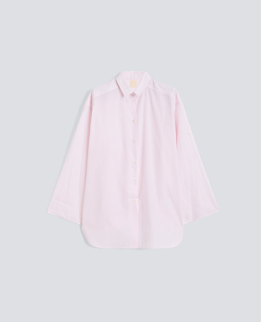CAMICIA IN POPELINE DI COTONE - ROSSO - ASPESI