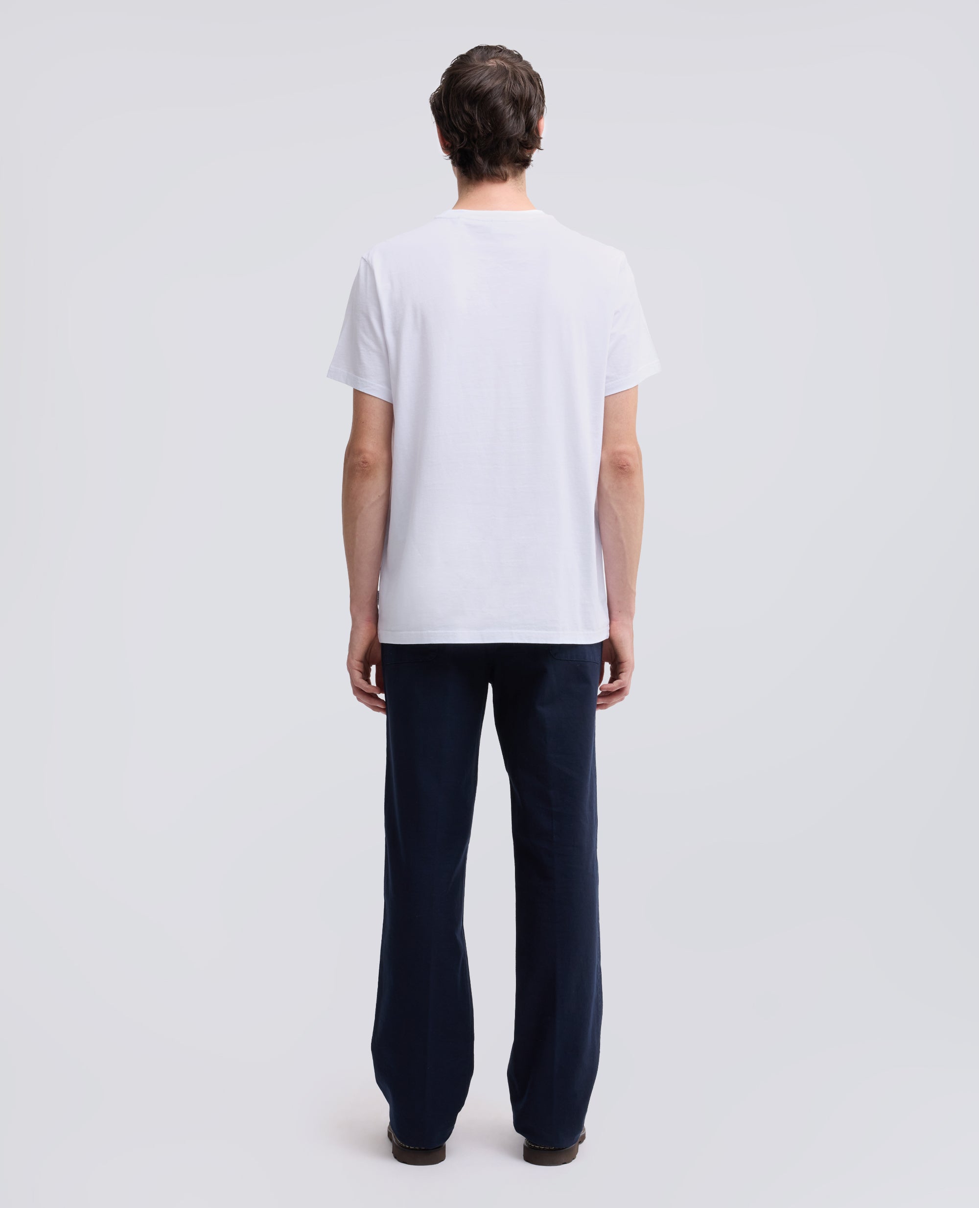 T-SHIRT IN JERSEY DI COTONE CON STAMPA -SILENZIO- IN GIAPPONESE - BIANCO - ASPESI