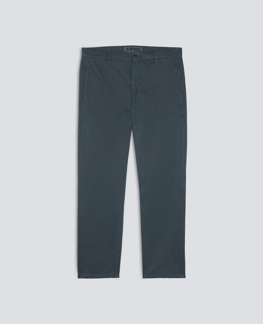 PANTALONE CHINO IN GABARDINA DI COTONE TINTO CAPO - GRIGIO - ASPESI