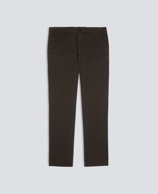 PANTALONE IN GABARDINA DI COTONE TINTO PEZZA - MARRONE - ASPESI
