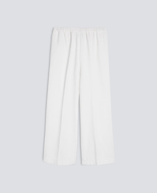 PANTALONE IN VELLUTO A COSTE CON ELASTICO - NATURALE - ASPESI