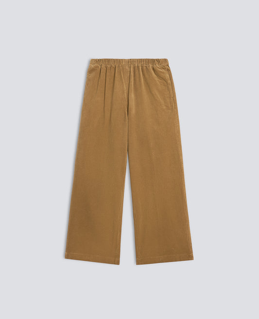PANTALONE IN VELLUTO A COSTE CON ELASTICO - BEIGE - ASPESI