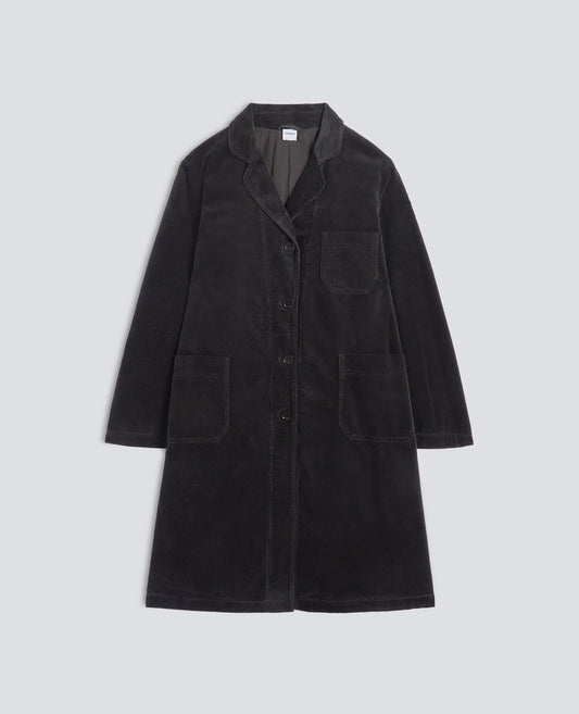 CAPPOTTO IN VELLUTO A COSTE - MARRONE - ASPESI