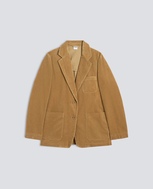 GIACCA IN VELLUTO A COSTE - BEIGE - ASPESI