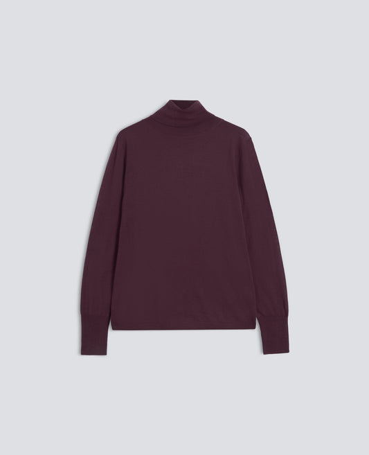 MAGLIA DOLCEVITA IN LANA MERINO - ROSSO - ASPESI