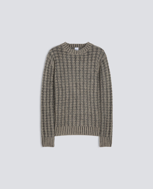 MAGLIA GIROCOLLO IN LANA SHETLAND - GRIGIO - ASPESI