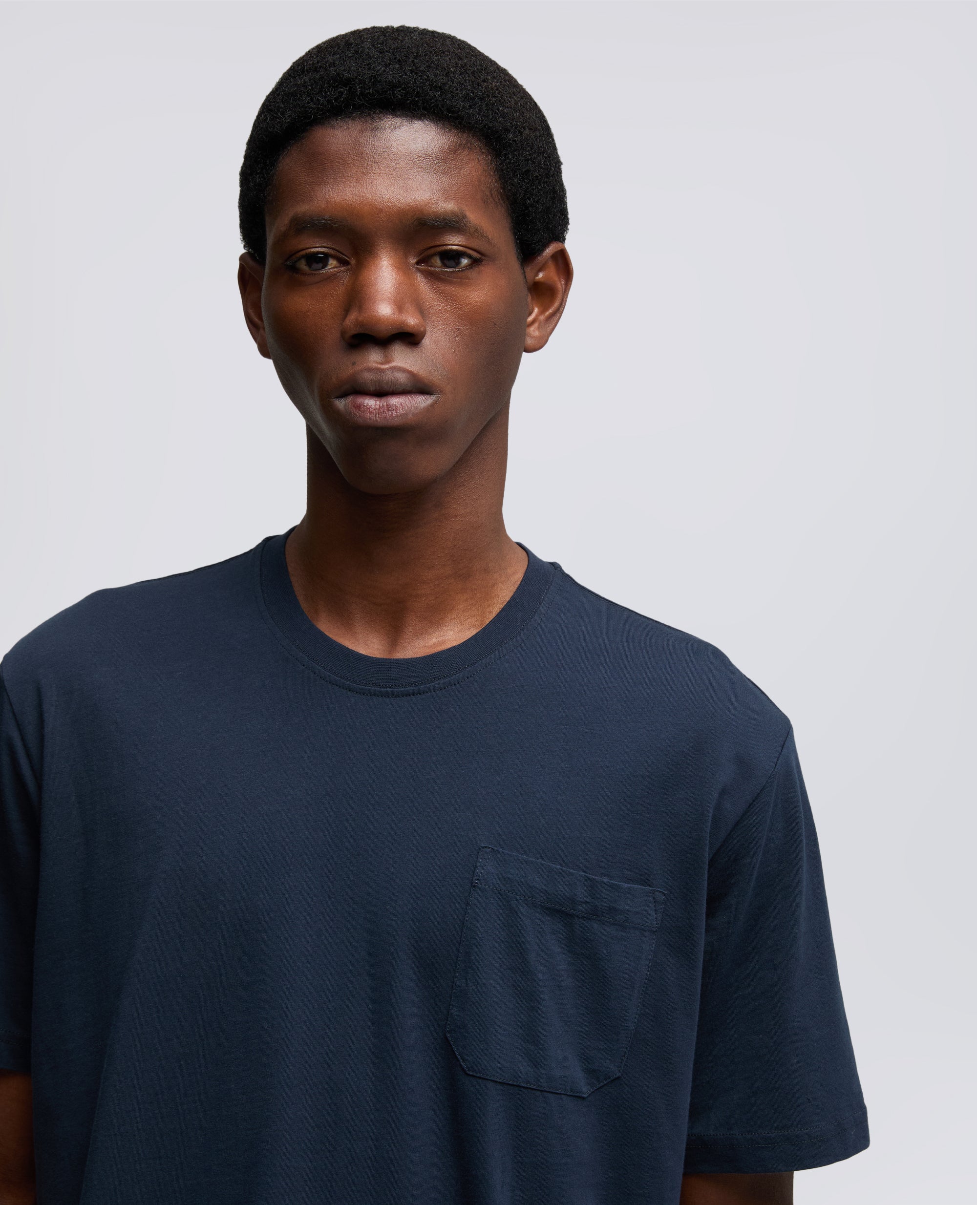 T-SHIRT IN JERSEY DI COTONE - BLU - ASPESI