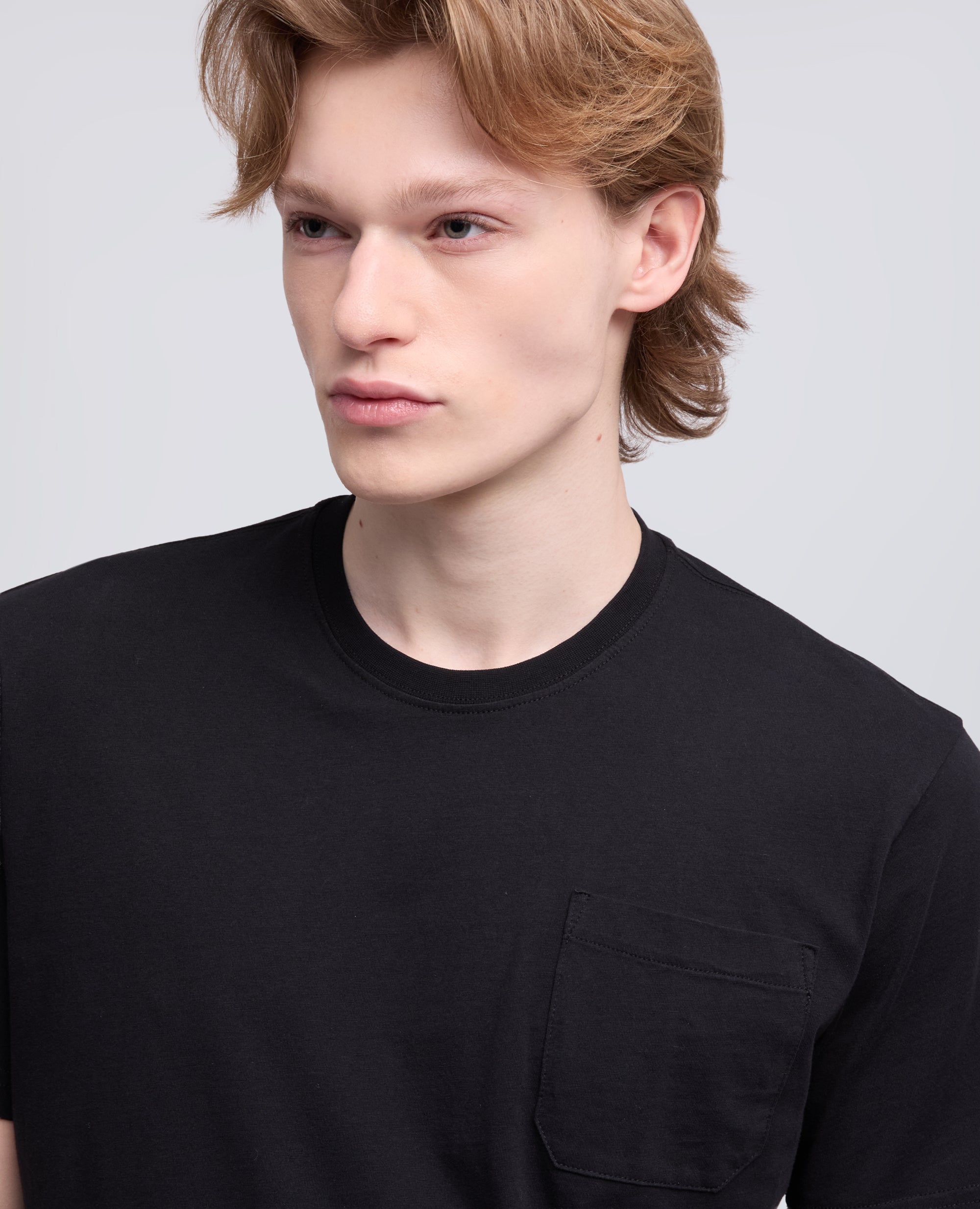 T-SHIRT IN JERSEY DI COTONE - NERO - ASPESI