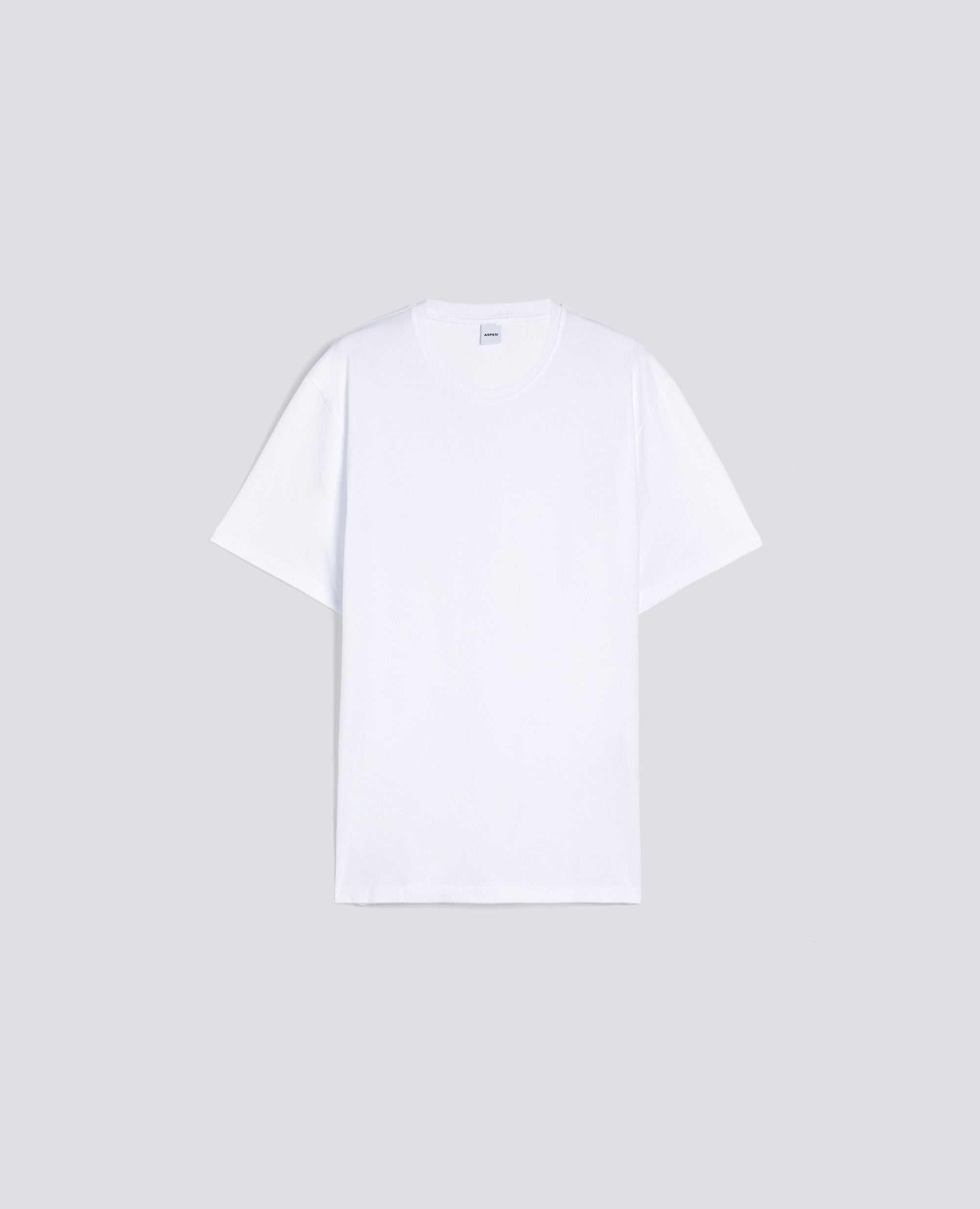CAMISETA DE ALGODON JERSEY - BIANCO - ASPESI
