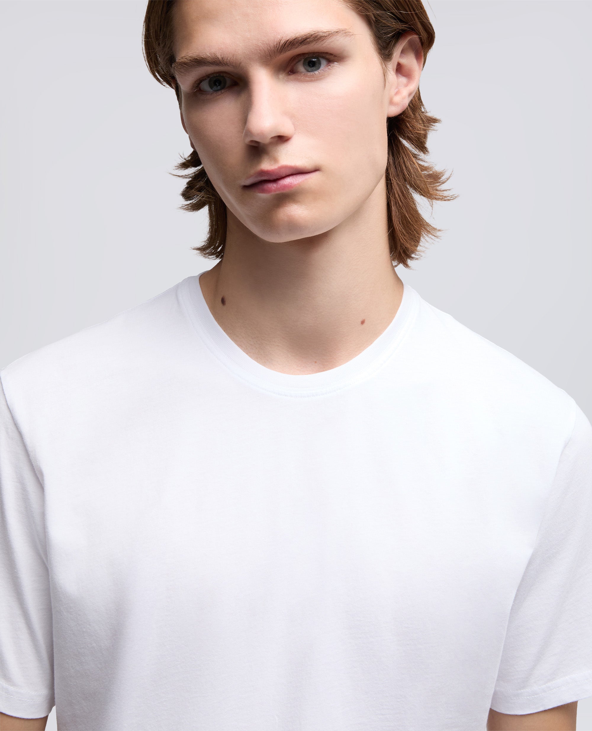 CAMISETA DE ALGODON JERSEY - BIANCO - ASPESI