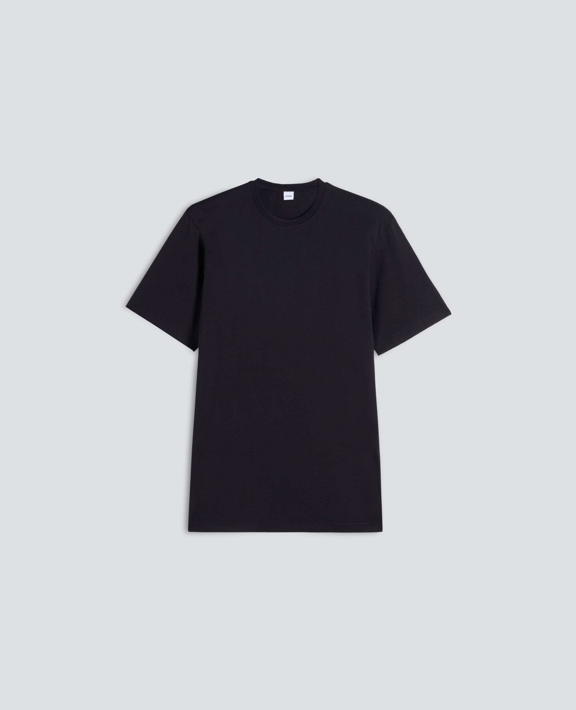 T-SHIRT IN JERSEY DI COTONE - NERO - ASPESI