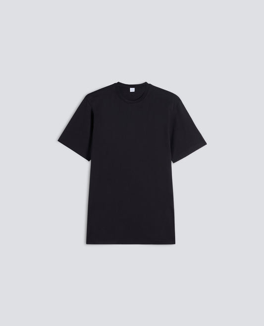 T-SHIRT IN JERSEY DI COTONE - NERO - ASPESI