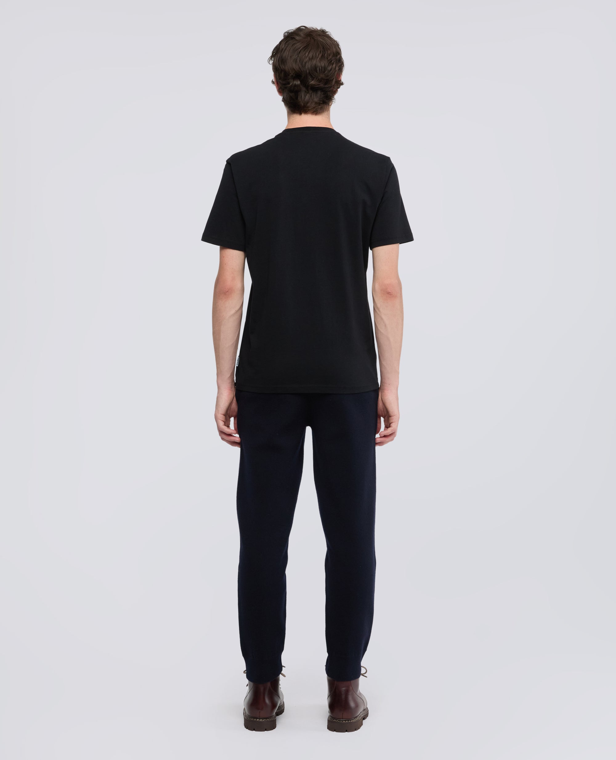 T-SHIRT IN JERSEY DI COTONE - NERO - ASPESI