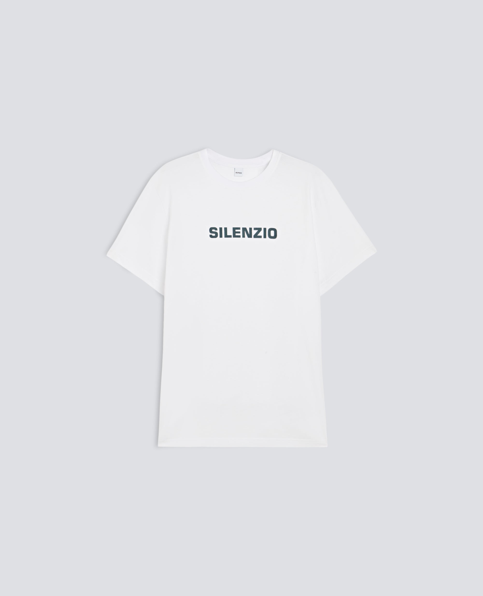 T-SHIRT IN JERSEY DI COTONE - BIANCO - ASPESI