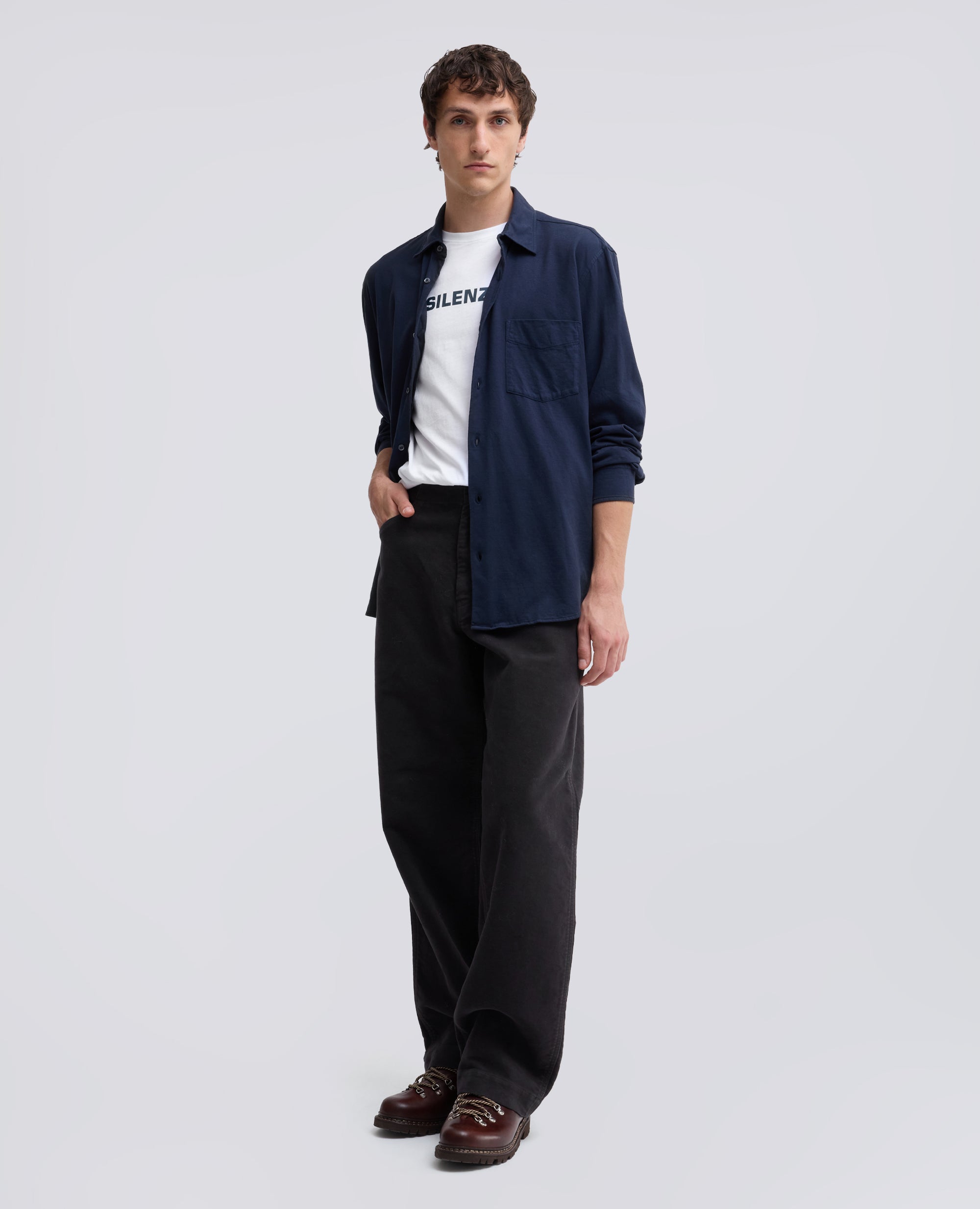T-SHIRT IN JERSEY DI COTONE - BIANCO - ASPESI