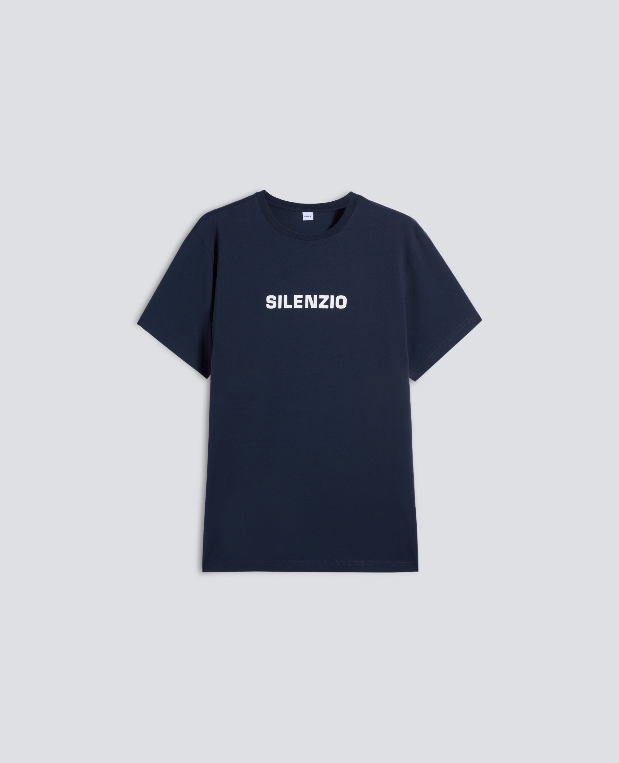 T-SHIRT IN JERSEY DI COTONE - BLU - ASPESI