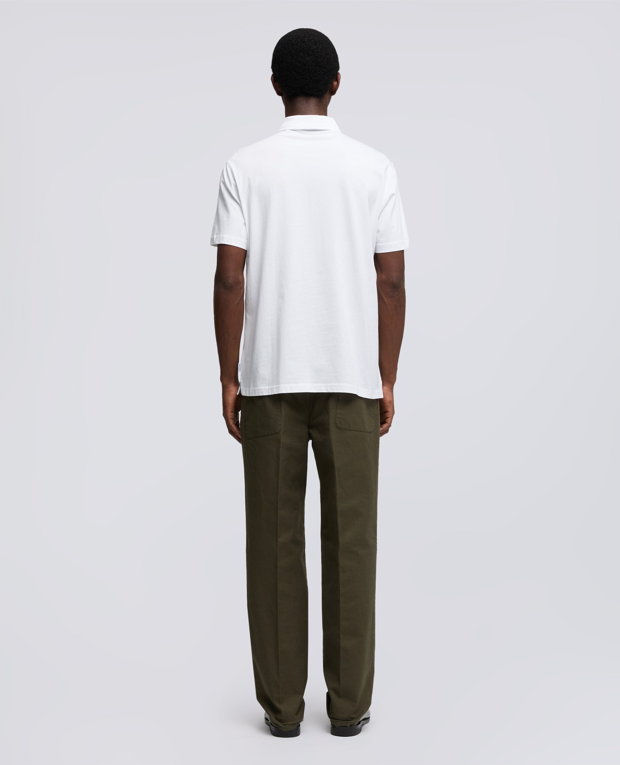 POLOSHIRT AUS BAUMWOLLJERSEY - BIANCO - ASPESI